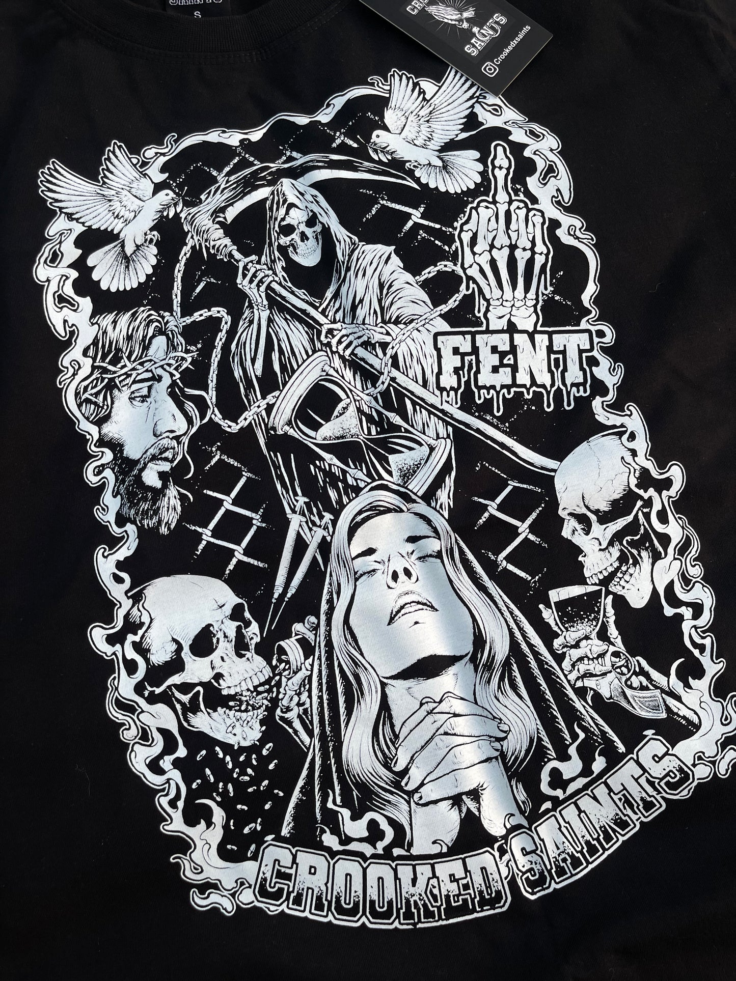 FF X CS Black Tee