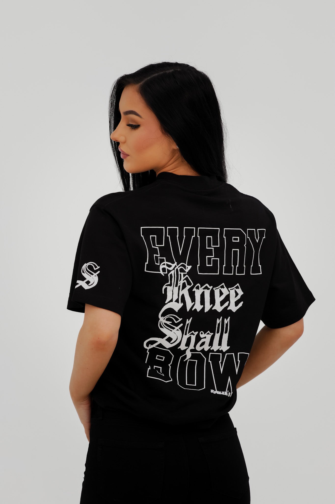 EVERY KNEE SHALL BOW - BLACK