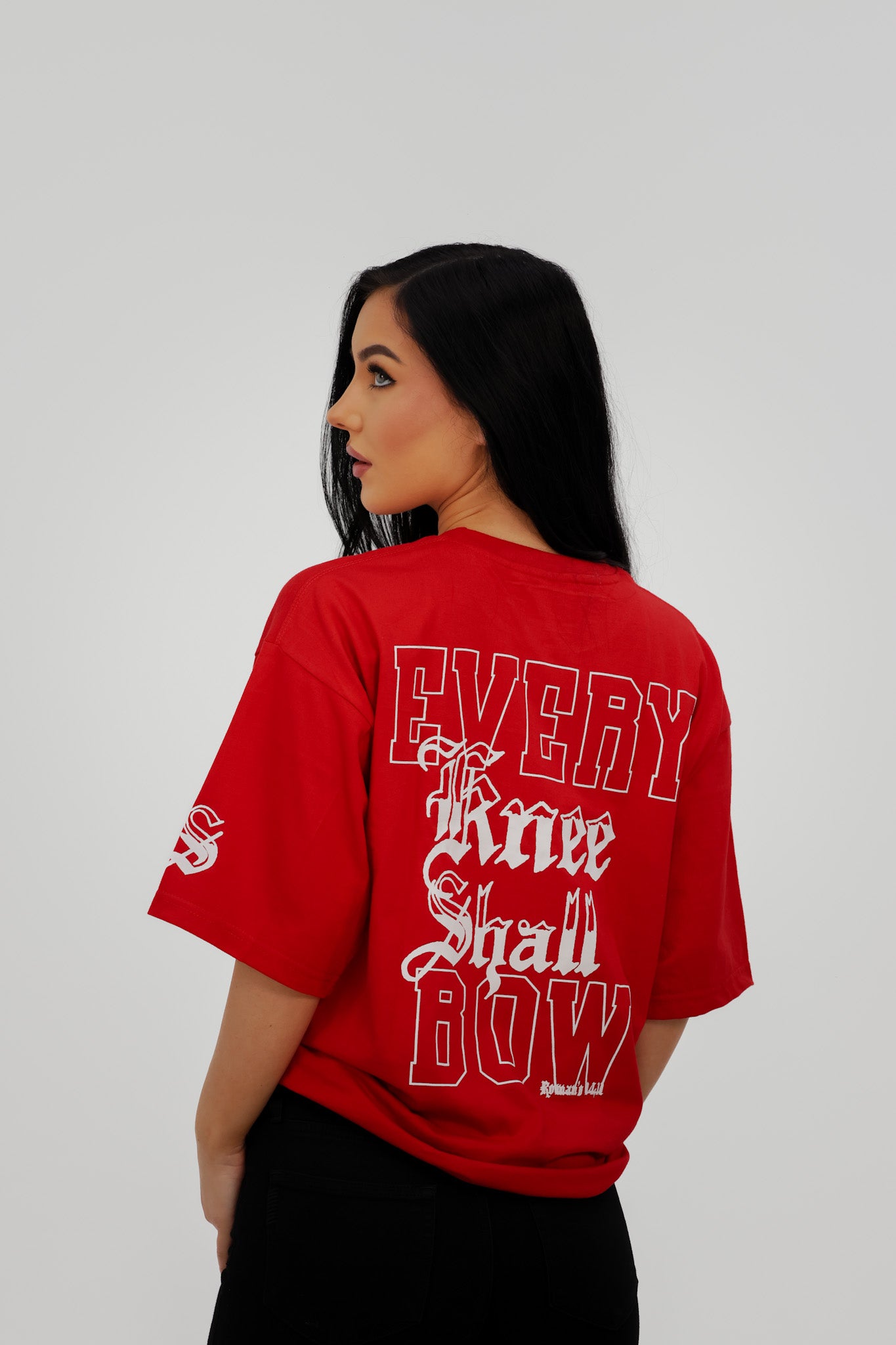EVERY KNEE SHALL BOW - RED