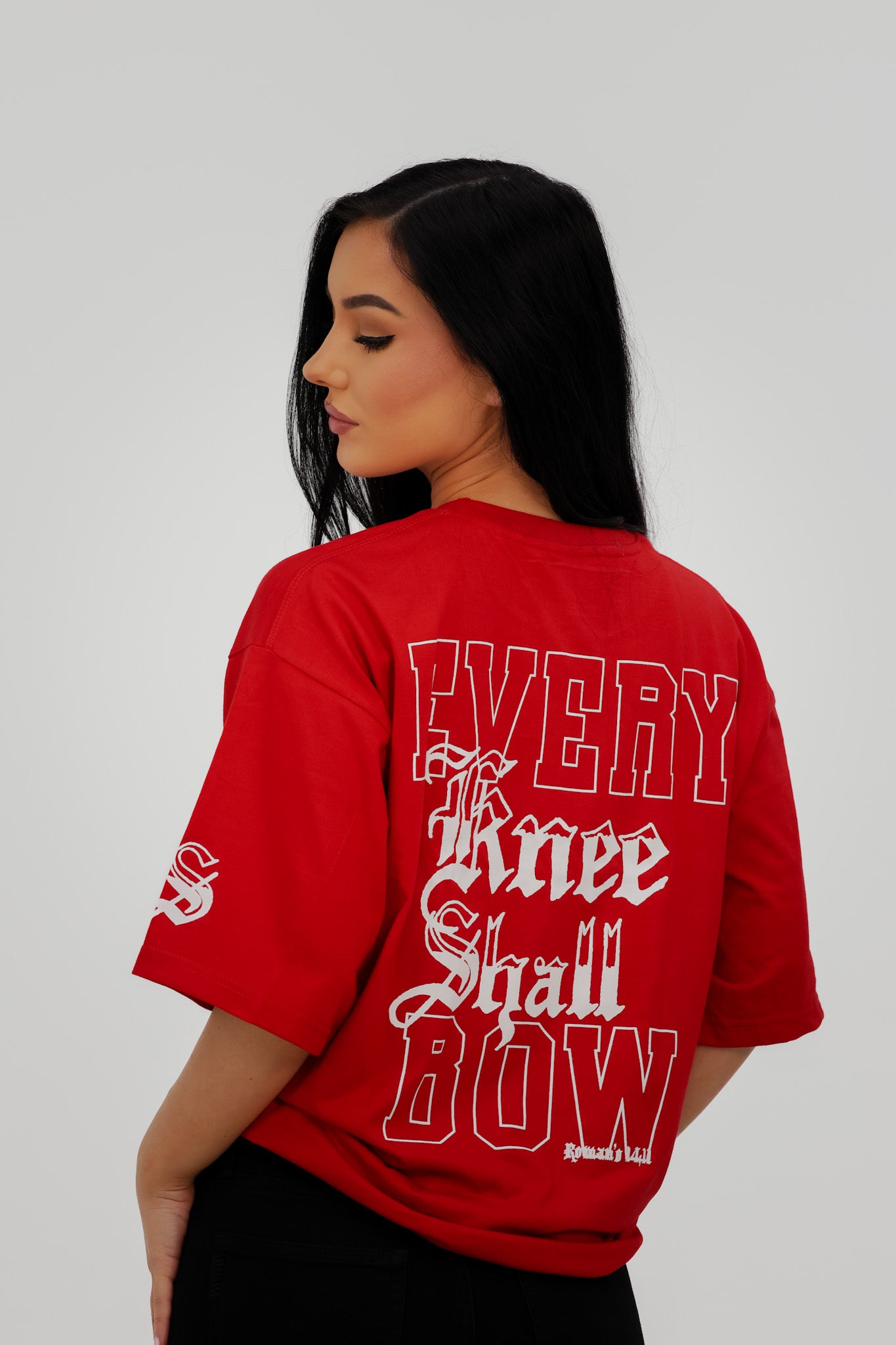 EVERY KNEE SHALL BOW - RED