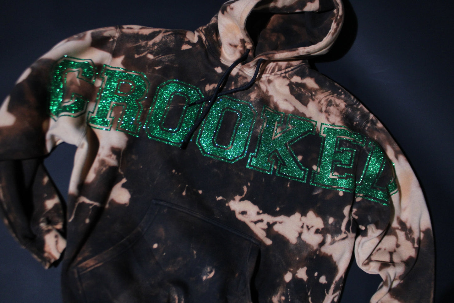 Bleach Dyed Green Candy Paint