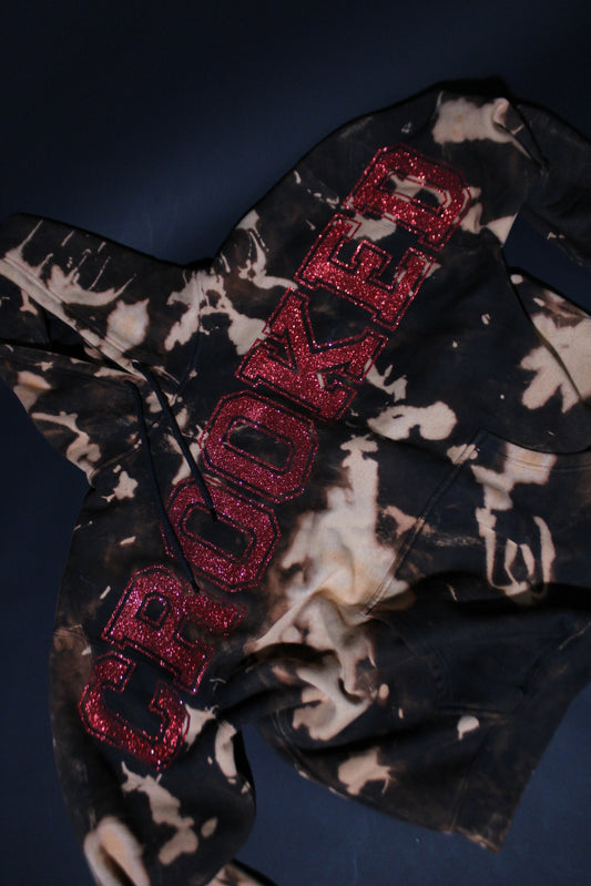 Bleach Dyed Red Candy Paint