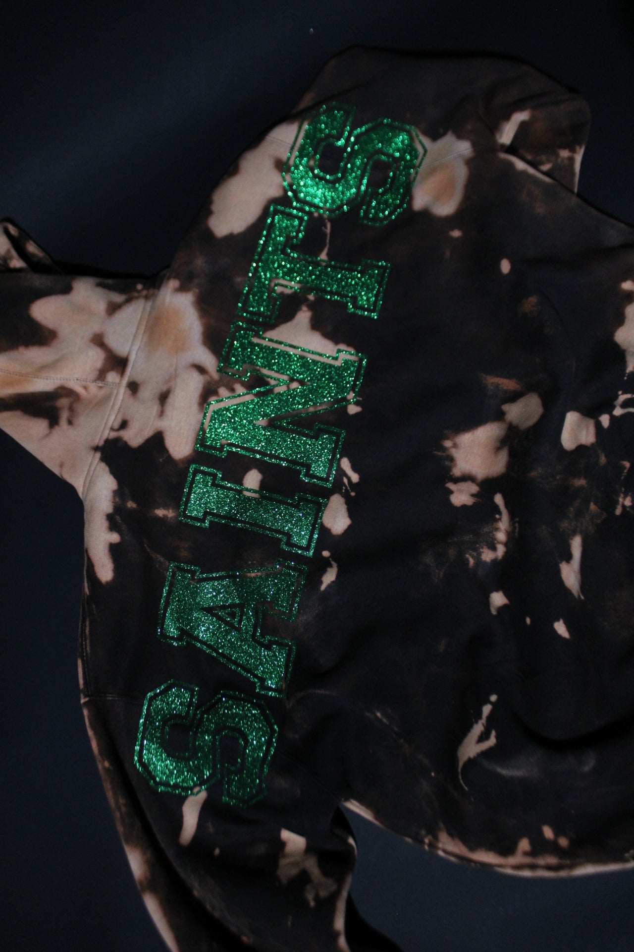 Bleach Dyed Green Candy Paint