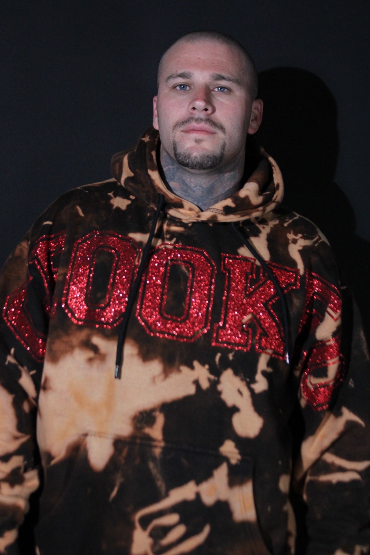 Bleach Dyed Red Candy Paint