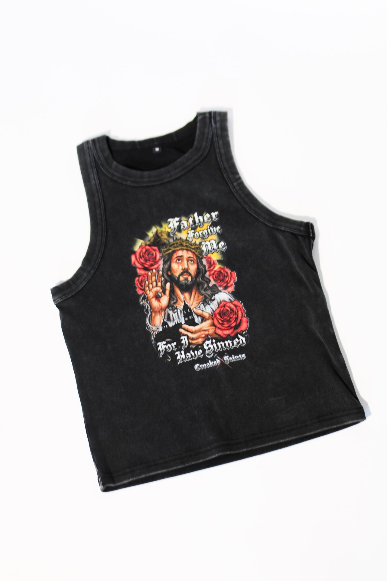 FATHER FORGIVE ME CROP TOP